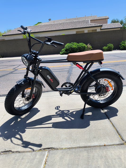 Fat Tire City E-Cruiser with Dual Shocks and 7 speed Shimano (Teen)