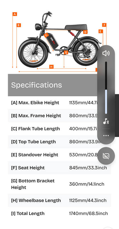 Fat Tire City E-Cruiser with Dual Shocks and 7 speed Shimano (Teen)